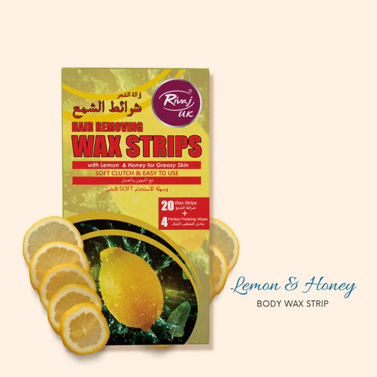 Hair Removing Body Wax Strips (Lemon & Honey) - Rivaj Online