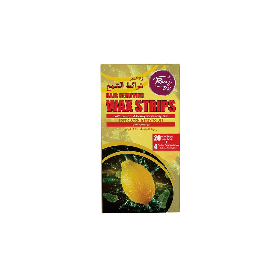 Hair Removing Body Wax Strips (Lemon & Honey) - Rivaj Online